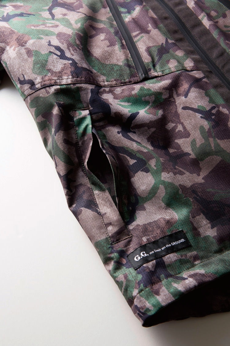 SOWA 0284-10(迷彩) 桑和 G.GROUND 耐水圧10,000mm ストレッチ 防水防寒ブルゾン【秋冬用】