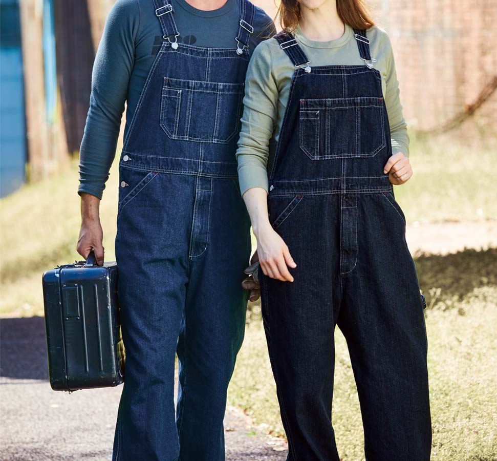 SOWA 1012-24 桑和 デニムサロペット【通年用】