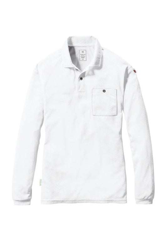 バートル 165 BURTLE エコ リサイクル UVカット ストレッチ長袖ポロシャツ【通年用】