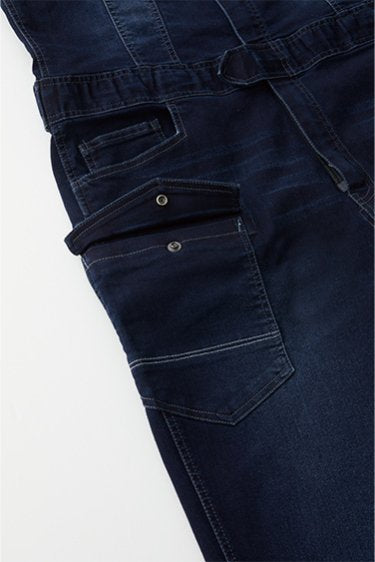 SOWA 2082-20 桑和 N.BW 9.5oz ストレッチ デニムつなぎ服 【通年用】
