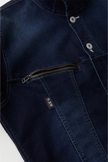 SOWA 2082-20 桑和 N.BW 9.5oz ストレッチ デニムつなぎ服 【通年用】