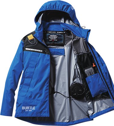 バートル AC1191 BURTLE ローバックファン エアークラフト フーディ長袖ジャケット