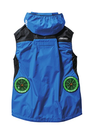 バートル AC1194 BURTLE ローバックファン エアークラフト フーディベスト