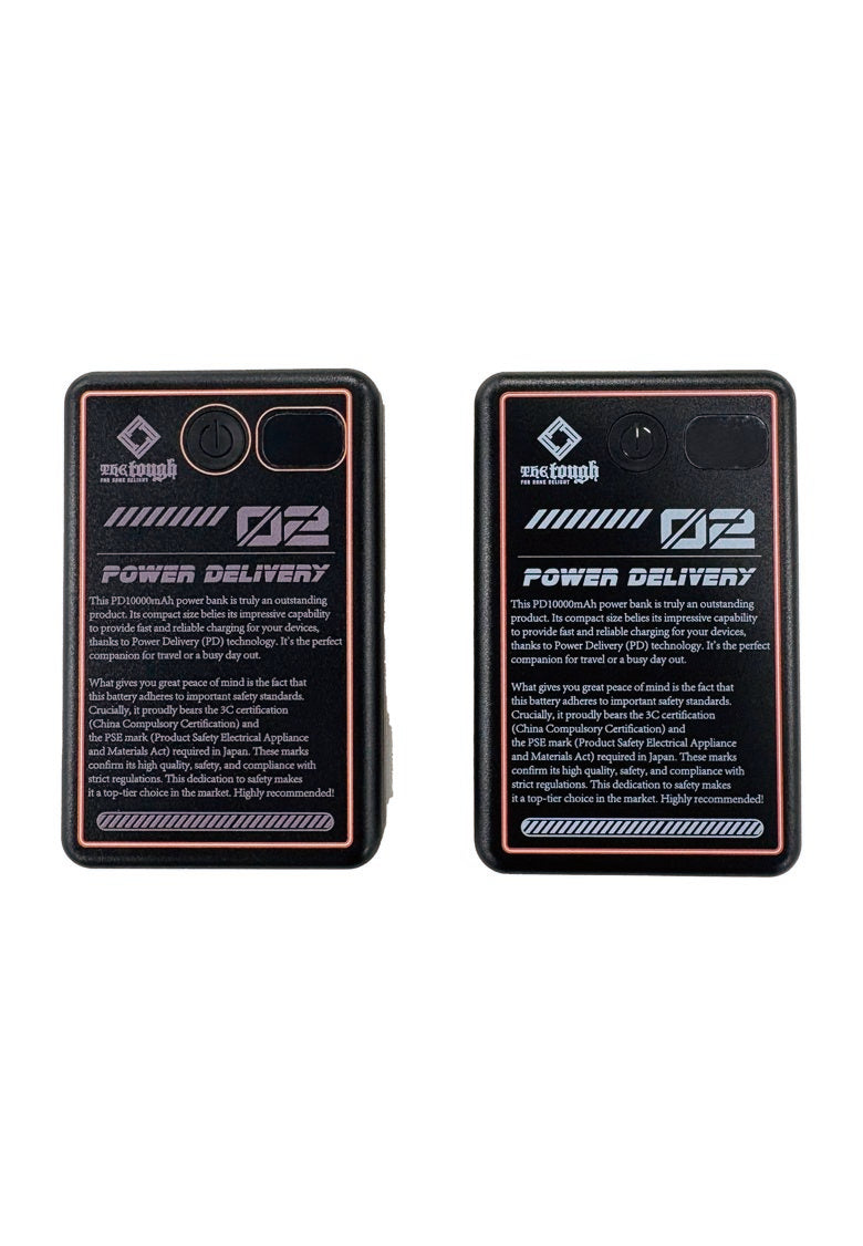 PDモバイルバッテリー 裏面