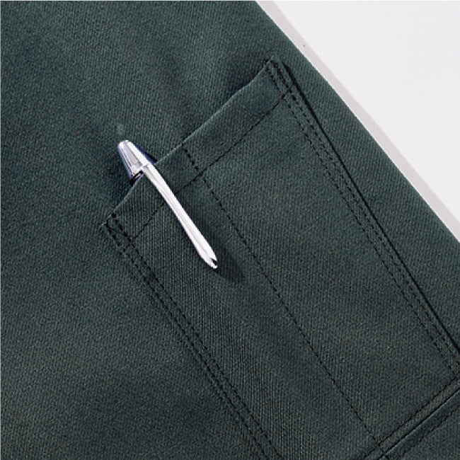 HOOH 2501 村上被服 サージ 立衿シャツ M~6L【通年用】