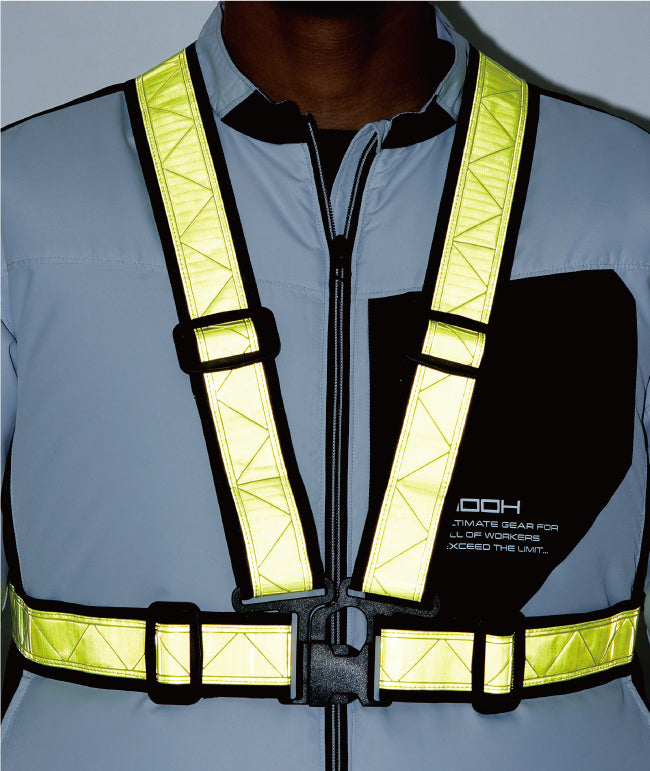 HOOH 322 村上被服 ショート丈反射ベスト F~XO【通年用】