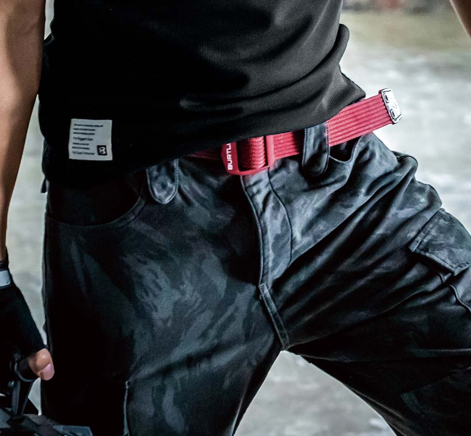 バートル 4049 BURTLE サイズ調整可能 高強度バックル仕様コードクロス素材マルチベルト 長さ120cm 幅3.8cm