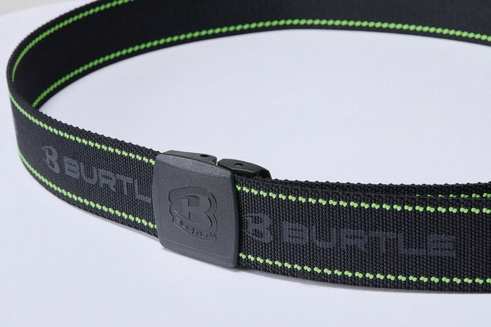 オーセンティックロゴを施した伸縮性に優れるフィット感抜群のストレッチベルト