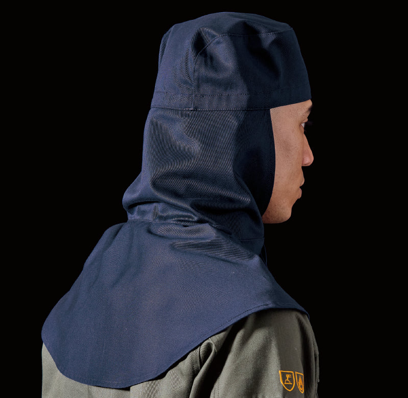 HOOH 427 村上被服 HONO 難燃素材 難燃タレ付き溶接帽子(ツバ無)