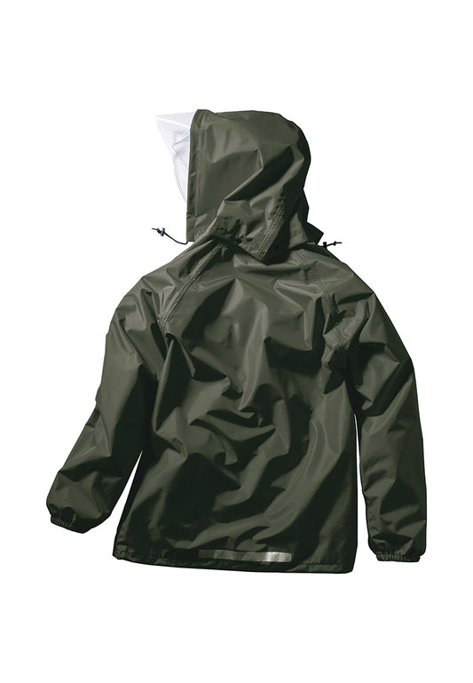 バックスタイル/モスグリーン(レインコート)