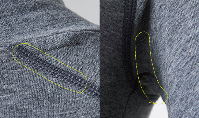 HOOH 488 村上被服 綿94% オーバーネックホットインナー S~8L【防寒用】