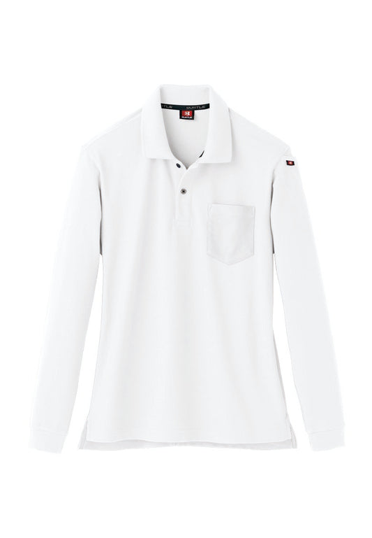 バートル  505 BURTLE 吸汗速乾・Xラインシルエットでシャープな長袖ポロシャツ