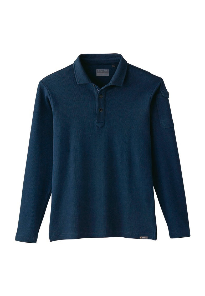 SOWA 50710 桑和 G.GROUND 8.6ozの肉厚タフ素材 ストレッチ長袖