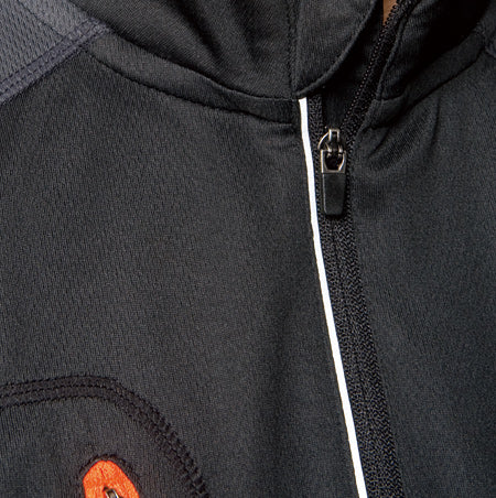 フロントファスナー部(反射テープ仕様)