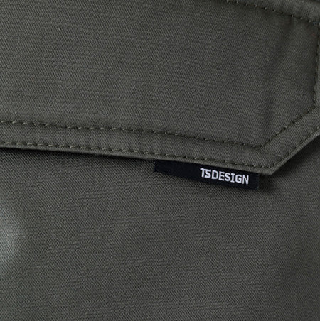 TS DESIGN 5122 藤和 撥水加工ブロックツイル素材 表綿100%防寒ライトウォームパンツ S〜6L【秋冬用】