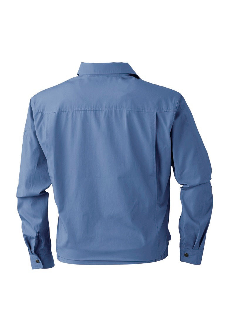 SOWA 533 桑和 優れた吸汗性 脇楽仕様 綿100%長袖ブルゾン【春夏用】