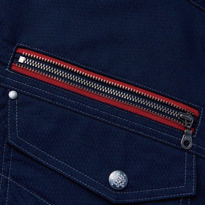 デザインファスナー(右胸)