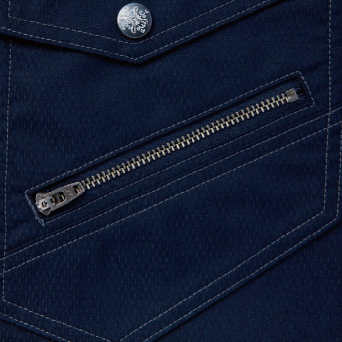 デザインファスナー(左胸)