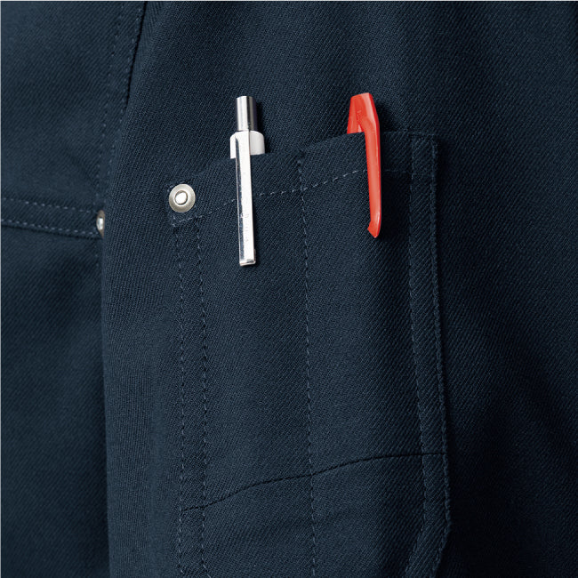 HOOH 6301 村上被服 ストレッチサージ フルハーネス対応 シャツ M~6L【通年用】