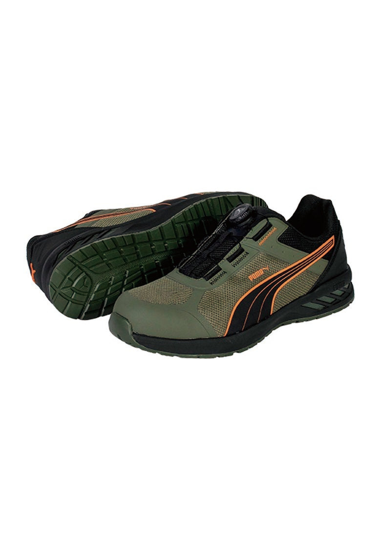 プーマ安全靴#64.402 26.0cmスプリント・オリーブディスクロー PUMA プーマ セーフティシューズ 64.402.0 JAPAN ATHLETIC スプリント