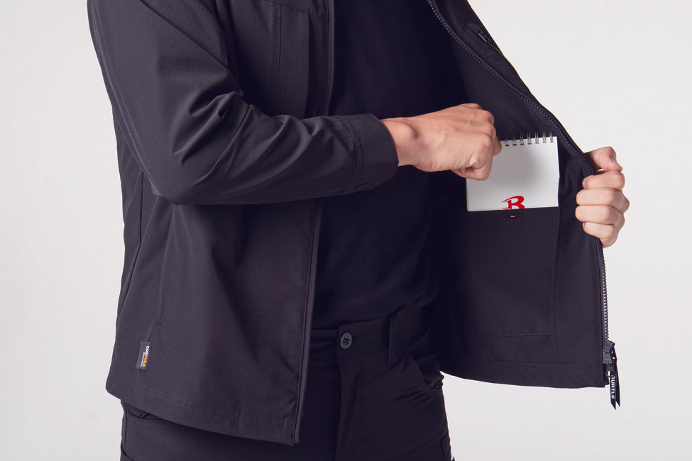 内ポケット(左ボタン止め)