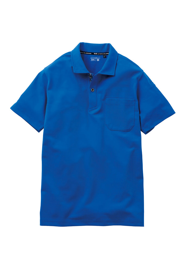 SOWA 7325-51 桑和 G.G 吸汗速乾 UVカット 半袖ポロシャツ(胸ポケット