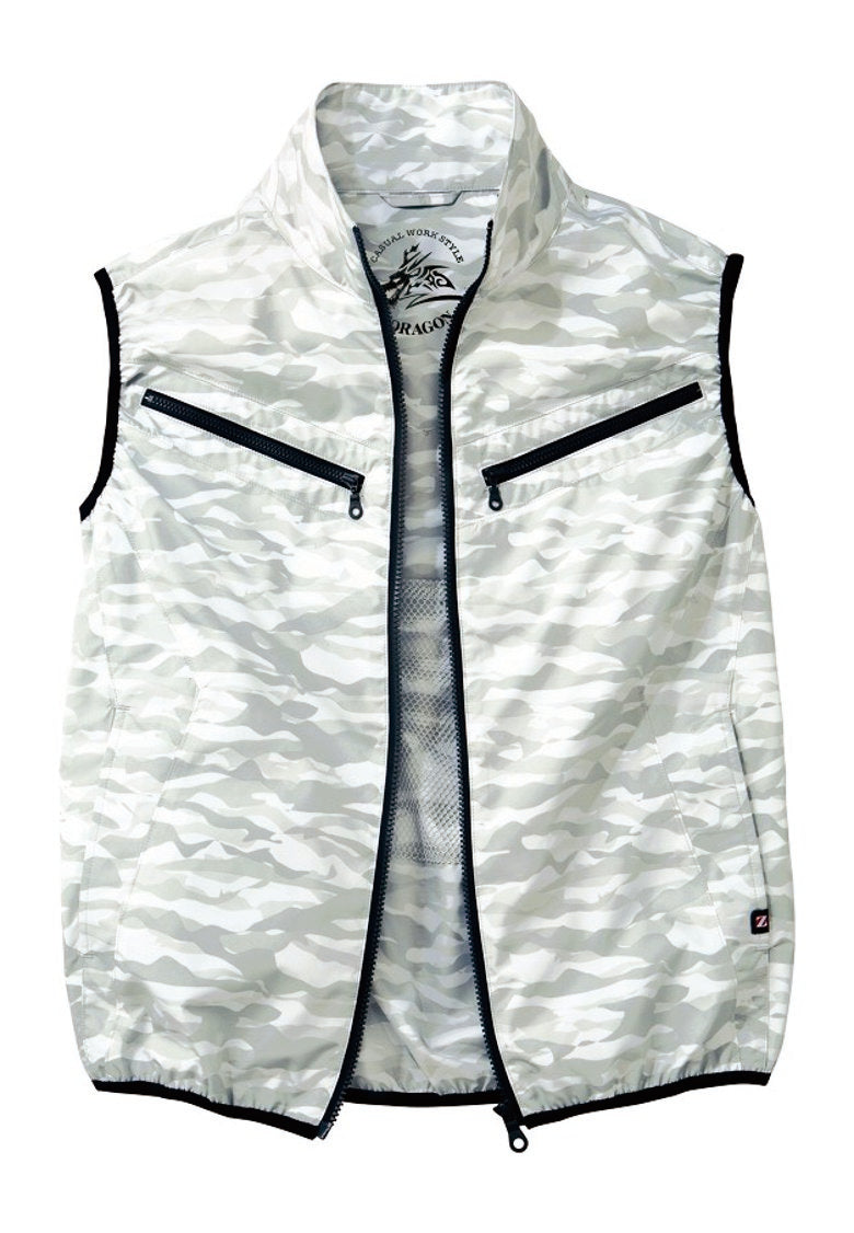 なかなかない灰皿 自重堂 74070 ZDRAGON 空調服(R)ベスト SS～5L | 作業服とワークウェア