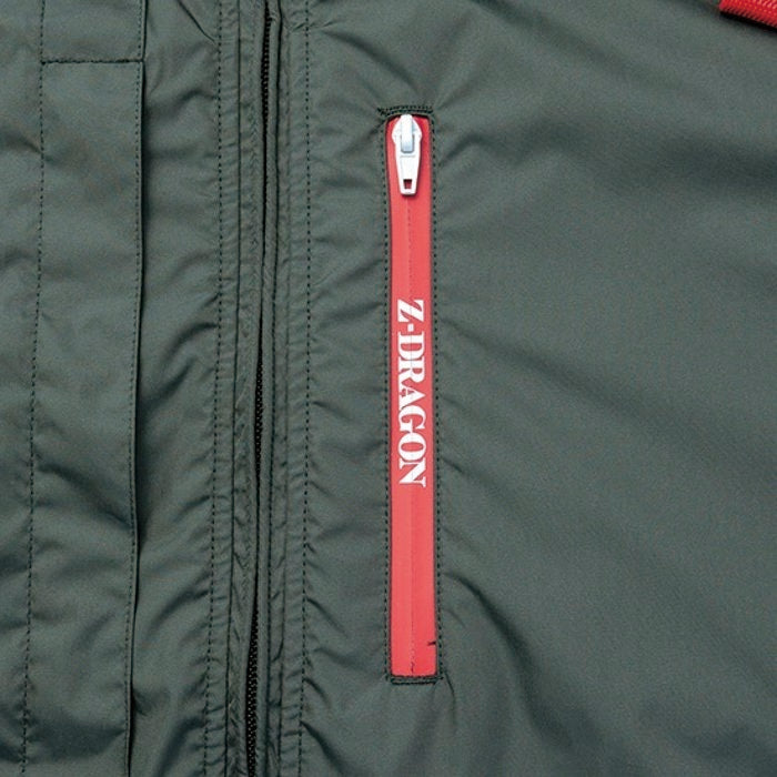 左胸ファスナーロゴ