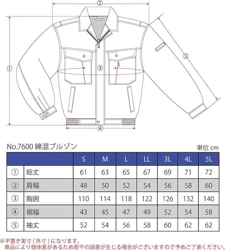 サイズ表