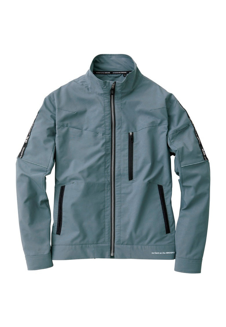 SOWA 8018-00(ロゴ入り) 桑和 G.G 制電性素材 ストレッチ長袖ブルゾン【春夏用】