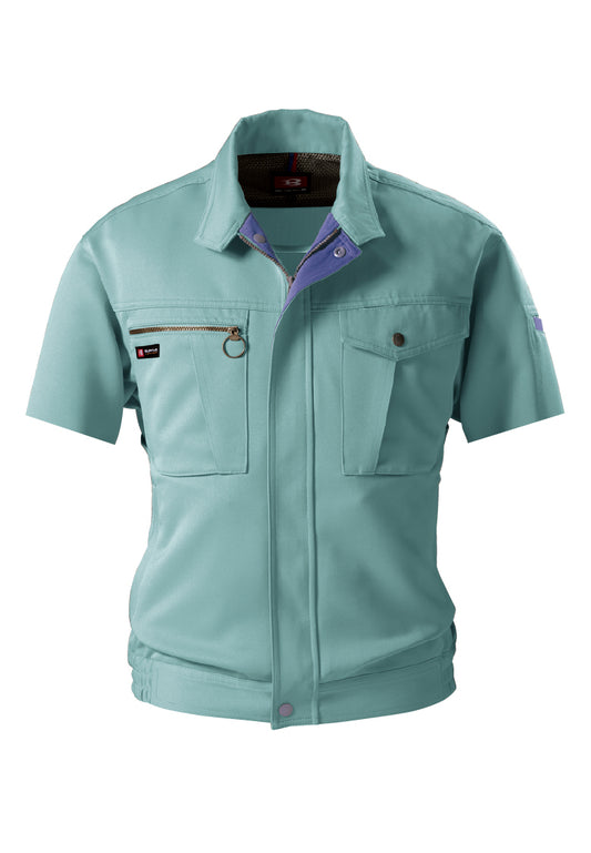 アースグリーン
※加工はイメージです。製品によって半袖加工のし上がりが若干異なる場合がございます