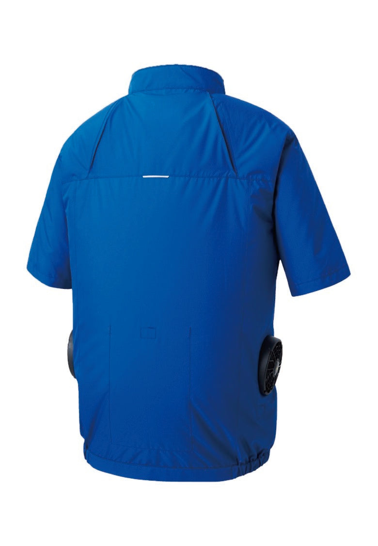 サンエス KF92410 空調風神服(R) 再生ポリエステル 空調半袖ブルゾン