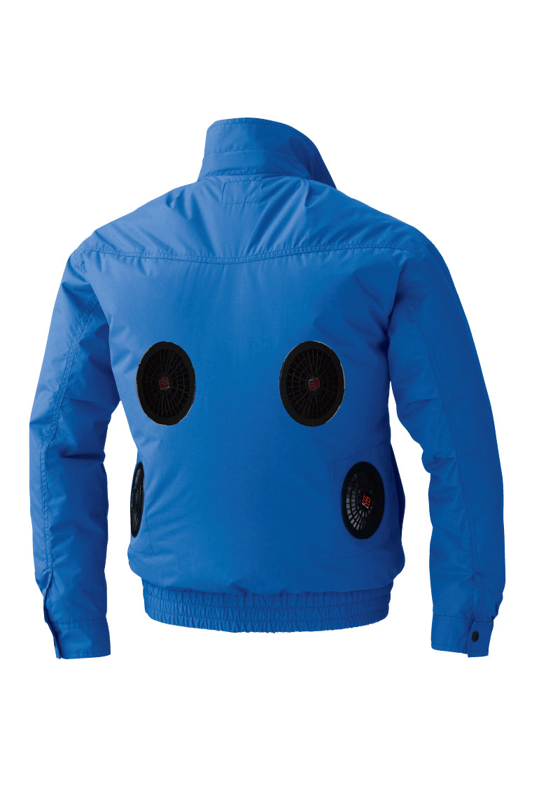 HOOH V8302 鳳皇 裏チタンコーティング 空調 長袖ブルゾン 背中2穴追加加工(合計4穴) 【バッテリー&ファン別売】返品交換不可