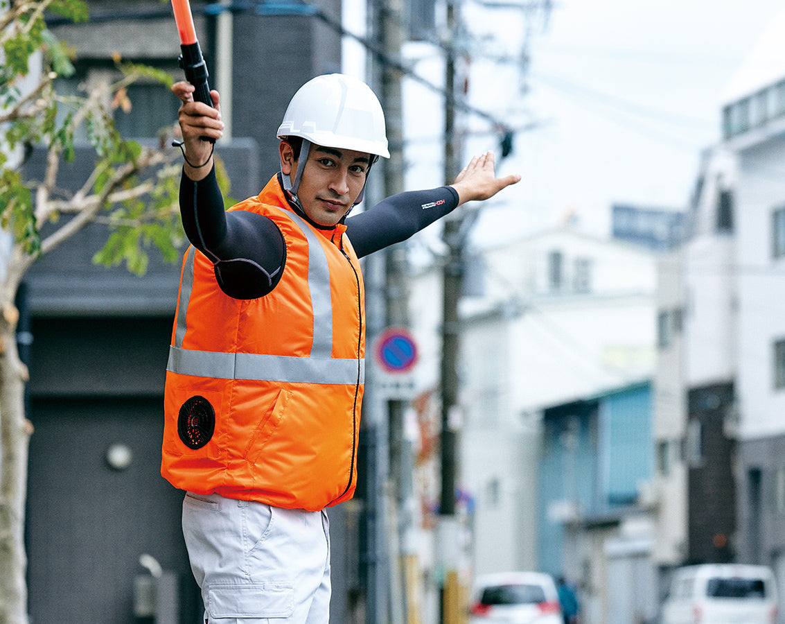 HOOH V9799 空調 ネオンカラー反射ベスト【バッテリー&ファンは別売】