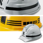 ヘルメットのラインテープ加工の詳細画像