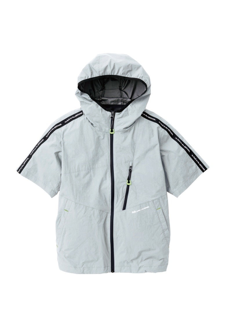 SOWA 0129-01 桑和 G.G 裏側チタン遮熱素材 空調半袖ブルゾン