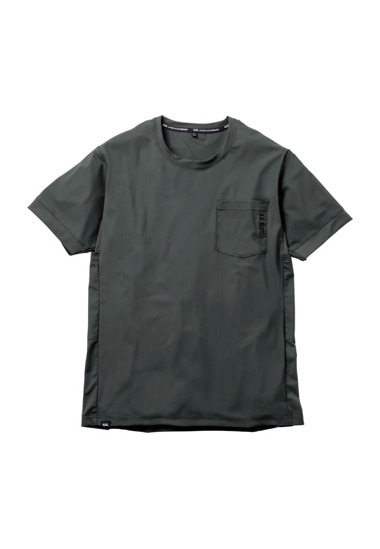 半袖Tシャツ 0595-53 チャコールグレー 前面