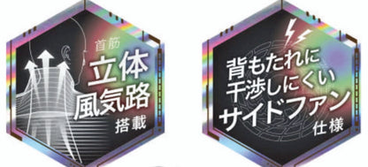 立体風気路搭載／サイドファン仕様