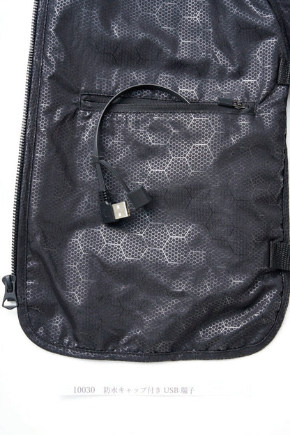 防水キャップ付きUSB端子