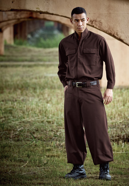 HOOH 1261 村上被服 立衿シャツ M～4L【通年用】