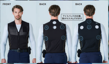 アイスパッドの位置、
数がカスタムできます