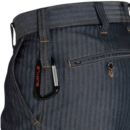 【股下100cmまで】バートル 1502 BURTLE 日本製ソフトツイル 高品質ヘリンボーン・カーゴパンツ インディゴ色のみ【秋冬用】【生地継ぎ足し加工代込み】