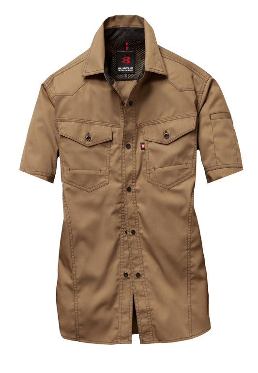バートル 1515 半袖加工シャツ
キャメル