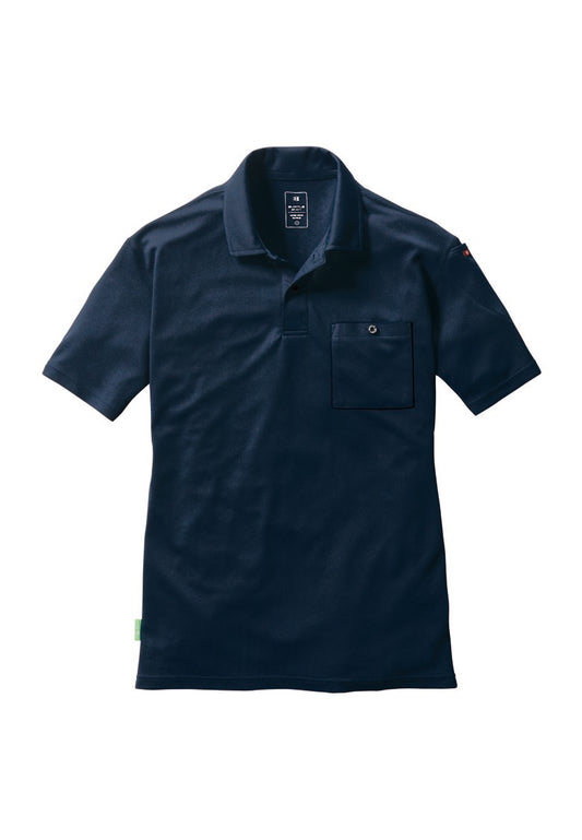 バートル 167 BURTLE エコ リサイクル UVカット ストレッチ半袖ポロシャツ【春夏用】