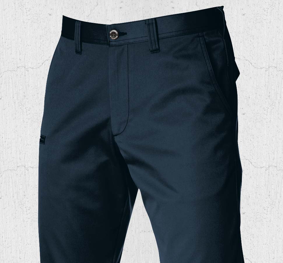 【股下100cmまで】バートル 1713 BURTLE 日本製ストレッチ素材 伸長率20％ 帯電防止スラックス【春夏用】【生地継ぎ足し加工代込み】