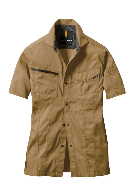 カーキ
※加工はイメージです。製品によって半袖加工のし上がりが若干異なる場合がございます