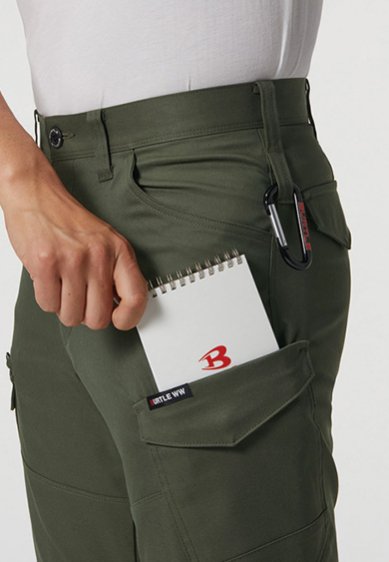 【股下100cmまで】バートル 6212 BURTLE 伸長率22% 帯電防止 JIS T8118適合 ストレッチカーゴパンツ【春夏用】【生地継ぎ足し加工代込み】