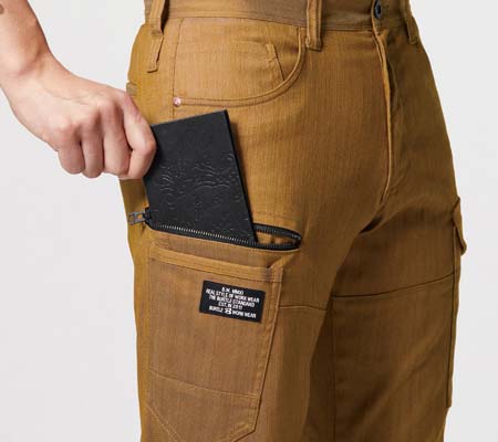 長財布レベルブック 収納ポケット 右:深さ23?p