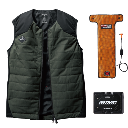 電熱ベストのセット画像