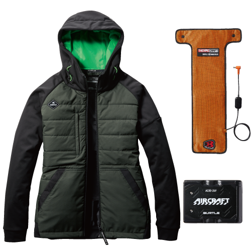 電熱ジャケットセットの画像